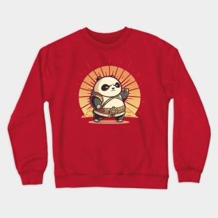 Karate Panda's Way Crewneck Sweatshirt